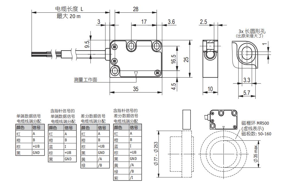 MSK500AS磁栅尺SIKO磁栅读头